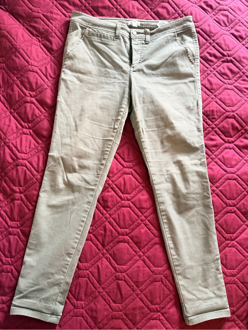 Market & Spruce Slim Skinny Jeans in Beige